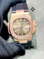 Patek Philippe Nautilus 5711/1R-001 Rosegold Dial With Black  Rubber Strap