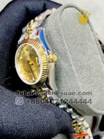 Ladies Rolex 31 mm date just  Dial Flutted Bezel Two tone Jubilee Bracelet - Image 3