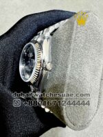 Rolex 31 mm Date Just Silver dial With Roman Numeric With Flutted Bezel With Silver Jubilee Bracelet Copy - Image 3