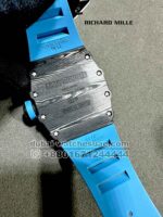 Richard Mille Rafa Black Carbon RM 35-01 Tourbillon Super Slim with Blue Rubber Strap Copy - Image 3