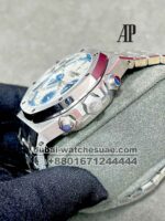 Audemars Piguet Royal Oak Chronograph selfwinding white Dial With Blue Sub Dial Stainless Steel - Image 3