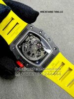 Richard Mille Rafa RM 35-02 Tourbillon Super Slim With Yellow Rubber Strap Copy - Image 4