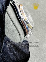 Rolex 41 mm Date Just  Wimbledon, Gray face, Fluted Bezel - Image 3