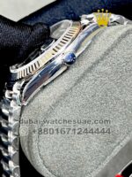 Rolex 41 mm Date Just  Wimbledon, Gray face, Fluted Bezel - Image 4