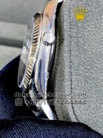 Rolex 41 mm Date Just  Wimbledon, Gray face, Fluted Bezel - Image 6