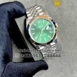 Rolex 41 mm Date Just , Green face