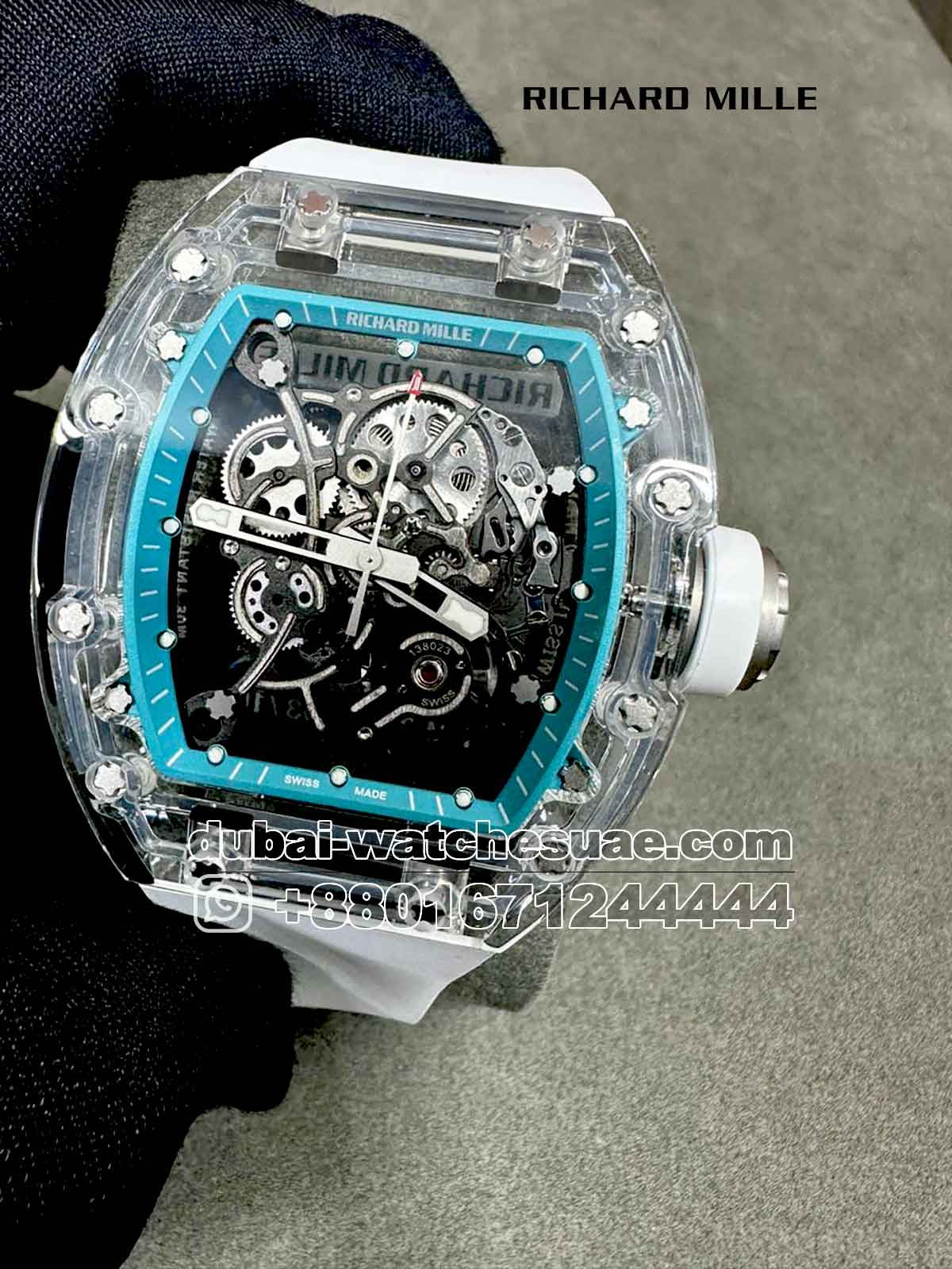 8-a-7.jpg Richard Mille? 055 Bubba Watson Sapphire Blue Copy - Image 1
