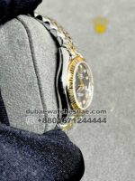 Ladies Rolex 31mm Datejust Grey Face and Flutted Gold Bezel with two-tone jubilee bracelet - Image 2