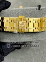 Royal Oak Perpetual Calendar Blue Dial And Sub Dial With Yellow Gold Bracelet - Image 4