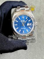 Rolex Date Just 41 mm Blue ,Fluted Bezel