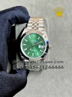 Rolex Date Just 41 mm Green ,Plain Bezel, Jubilee Bracelet - Image 2