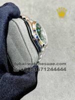 Rolex Date Just 41 mm Green ,Plain Bezel, Jubilee Bracelet - Image 3