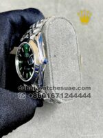 Rolex Date Just 41 mm Green ,Plain Bezel, Jubilee Bracelet - Image 4