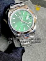Rolex Date Just 41 mm Green, Oyster