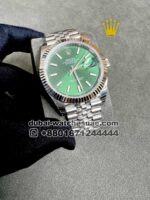 Rolex Date Just 41 mm Green,Fluted,Jubilee