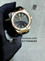 Audemars Piguet Royal Oak? ?Ref: 15510? Black? Dial With Black Leather? Bracelet Copy