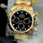 Rolex Cosmograph Daytona 40 mm Gold Black Dial Black Sub Dial Copy