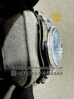 Rolex Day Date 40 mm Blue Dial With Stone Numeric? And Bezel With? Oyster Bracelet Copy - Image 2