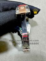 Rolex 36 mm RoseGold? Date Just? Black Dial With Stone Numeric? Two Tone Jubilee Bracelet Copy - Image 5