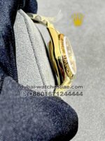 Ladies Rolex 31 MM Date Just Mother of Pearl Purple Flutted Bezel With President Bracelet - Image 4