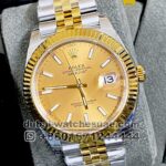 Rolex date just 41mm twotone