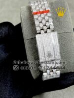 ROLEX DATEJUST 41 JUBILEE "ICED OUT" ARABIC VS STONES NEW - Image 4