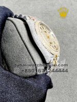 Rolex Datejust 41mm 126301 Gold and Stainless Steel Fully Iced Out - Image 2