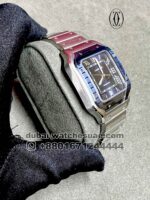 Santos de Cartier Blue Dial and Bezel - Image 2