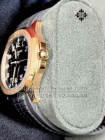 Patek Philippe Aquanaut 5167A Super Clone Brown Dial With Brown Rubber Strap - Image 3