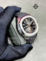 Patek Philippe Aquanaut 5968A-001 Black Dial  Chrono with Black Rubber Strap - Image 2