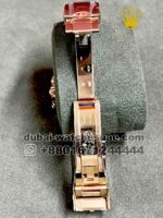 Rolex? Cosmograph Daytona  Black Dial Rose Gold  Sub Dial With Gold Plated Oyster Bracelet - Image 6