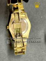 Rolex SKY-DWELLER Oyster, Yellow gold with Green dial - Image 4