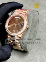 Rolex 40 mm Day date ,Rose gold,Stoned - Image 3