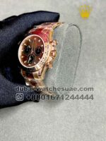Rolex? Cosmograph Daytona Rosegold Dial With Black Sub Dial Gold Plated Oyester Bracelet - Image 4