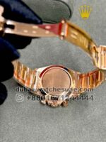 Rolex? Cosmograph Daytona Rosegold Dial With Black Sub Dial Gold Plated Oyester Bracelet - Image 6