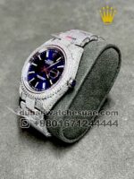 Rolex Date Just Iced Out Blue - Image 3