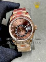 Rolex SKY-DWELLER Oyster, Ever rose gold with numerals