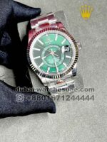 Rolex SKY-DWELLER Oyster Green Dial Copy Stainless Steel