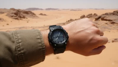 Casio G-Shock durable watch used in UAE outdoor lifestyle 