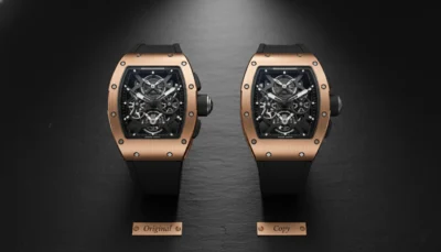 Comparison of original and copy Richard Mille watches in UAE