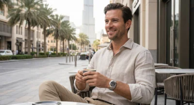 First copy watch worn daily in Dubai with confidence and comfort 