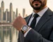 SWISS Watches Price in UAE worn by professional in Dubai lifestyle setting